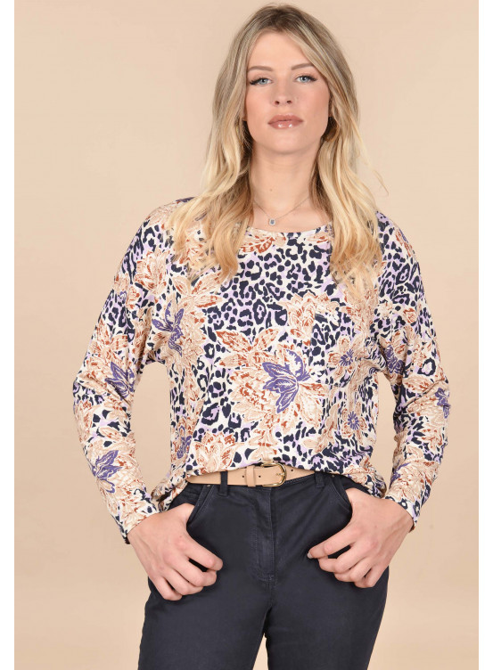 CEYLAN - T-SHIRT - MAUVE - Un Jour Ailleurs