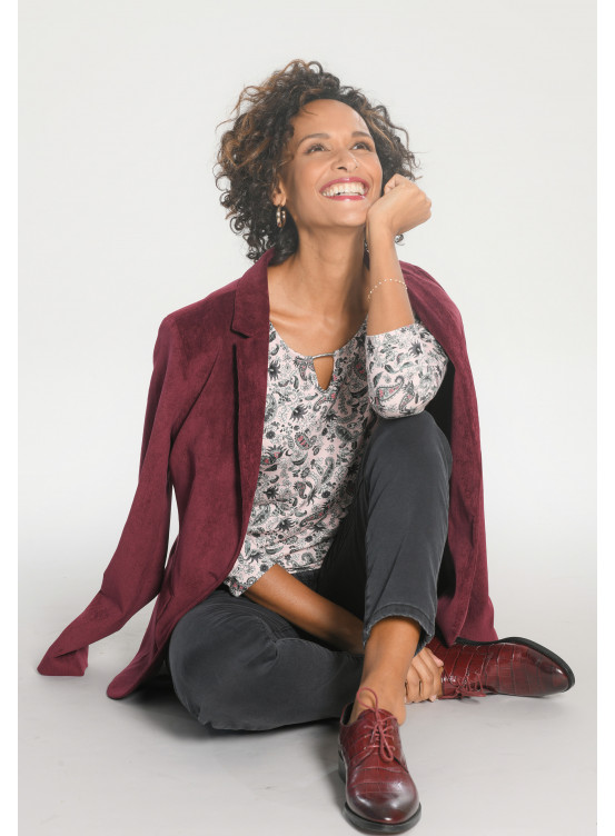 CEYLIA - T-SHIRT - POUDRE - Un Jour Ailleurs