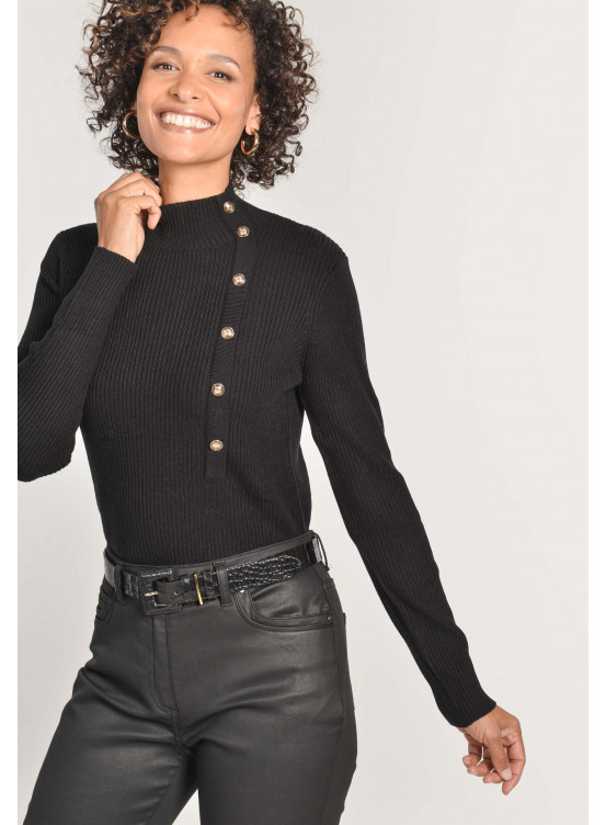 CARIO - PULL - NOIR - Un Jour Ailleurs