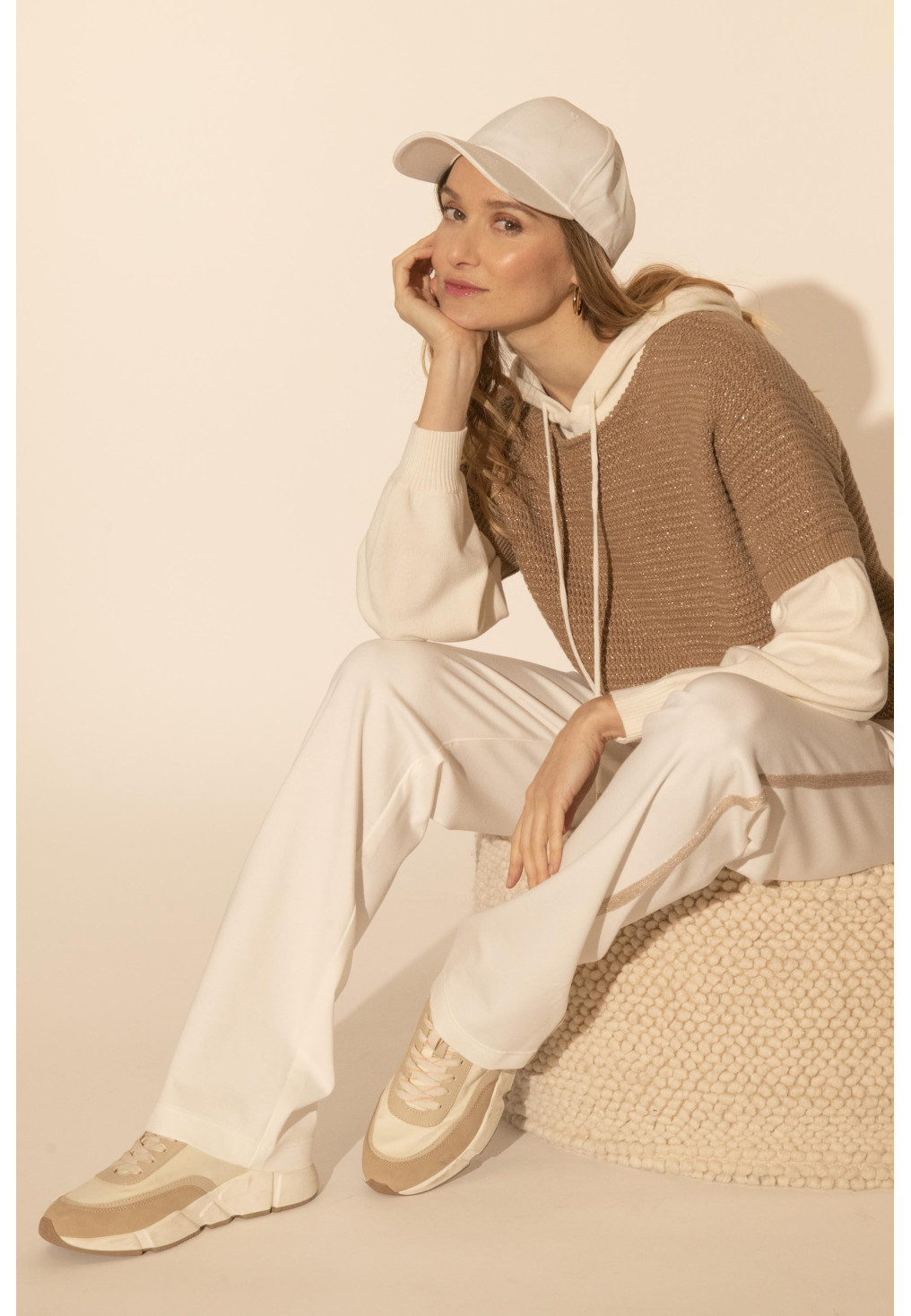 PULL - KAKI CLAIR - GIBUS - Un Jour Ailleurs