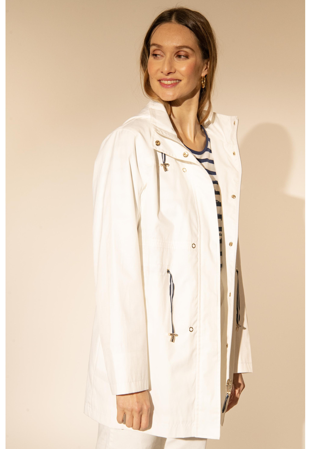 PARKA - OFF WHITE - GELLY - Un Jour Ailleurs