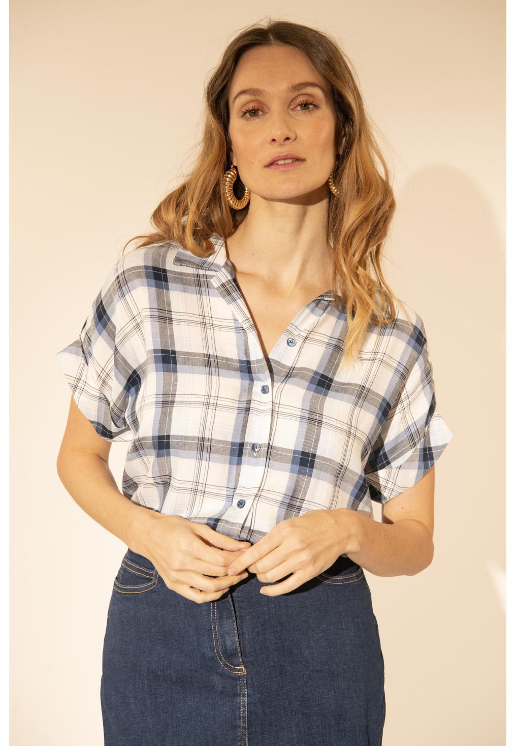 CHEMISE - CIEL - FOXY