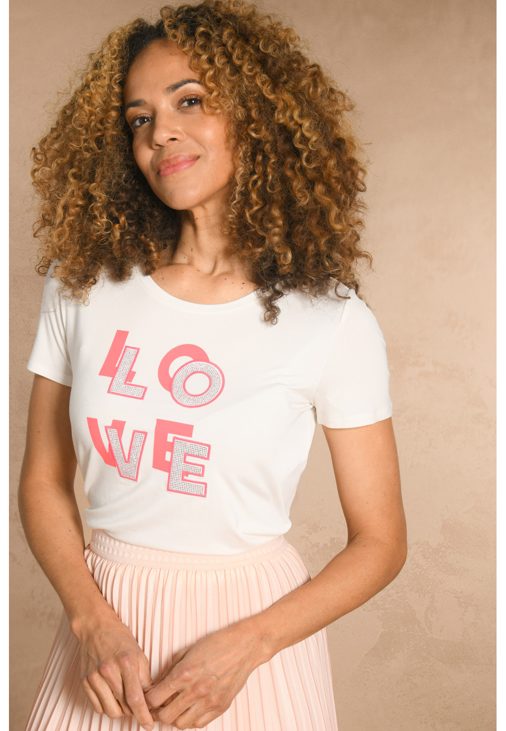 T-SHIRT - OFF WHITE - GALATEE - Un Jour Ailleurs