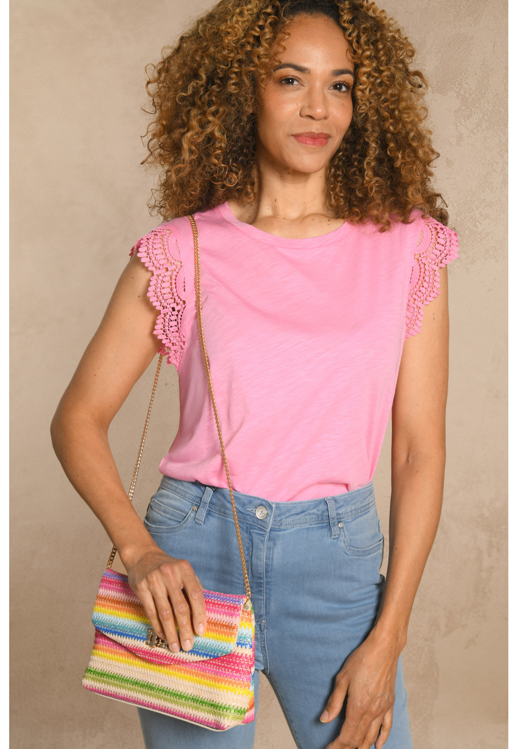 T-SHIRT - ROSE - GELISHA