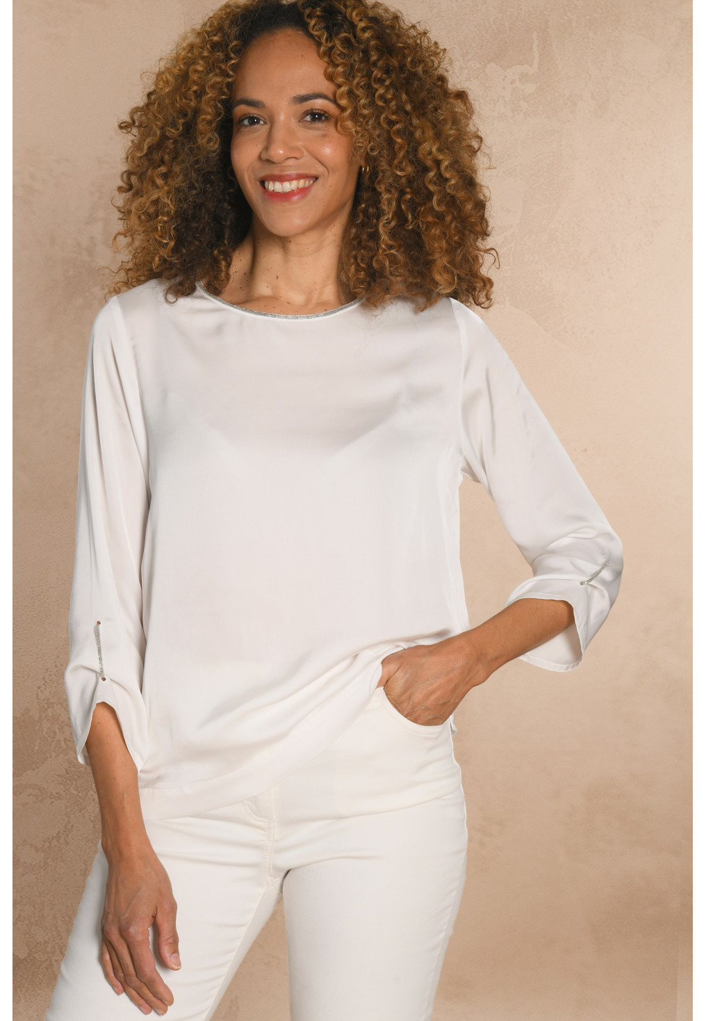 TOP - OFF WHITE - GENZO - Un Jour Ailleurs