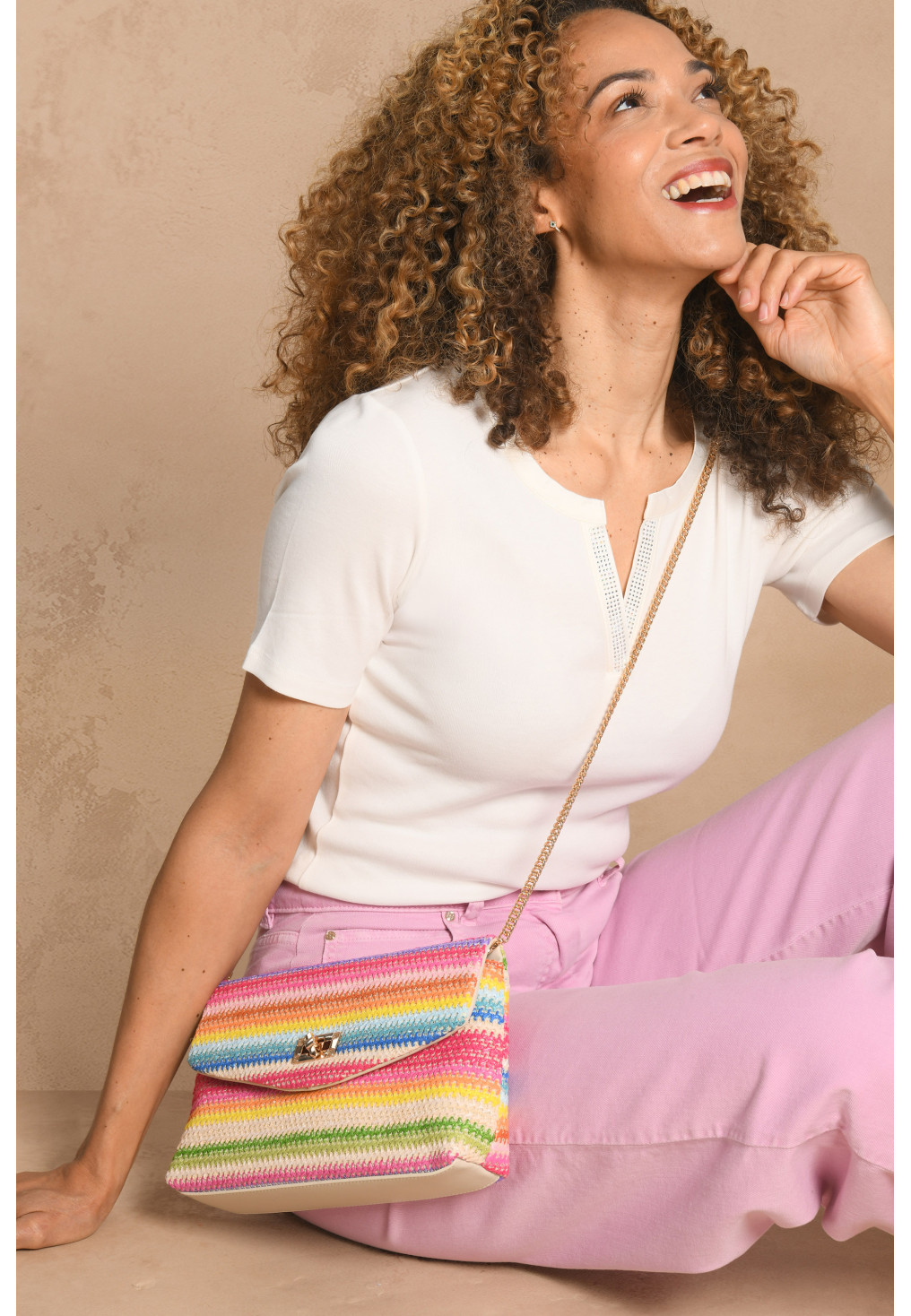 T-SHIRT - OFF WHITE - GRACE - Un Jour Ailleurs