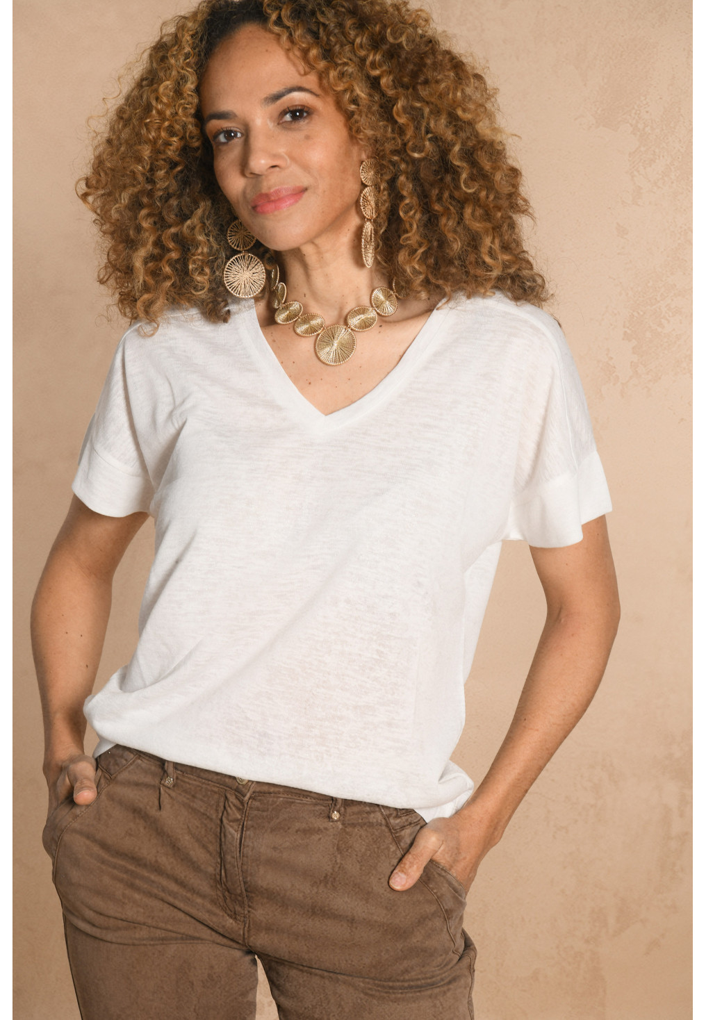 T-SHIRT - OFF WHITE - GRIBOUILLE - Un Jour Ailleurs