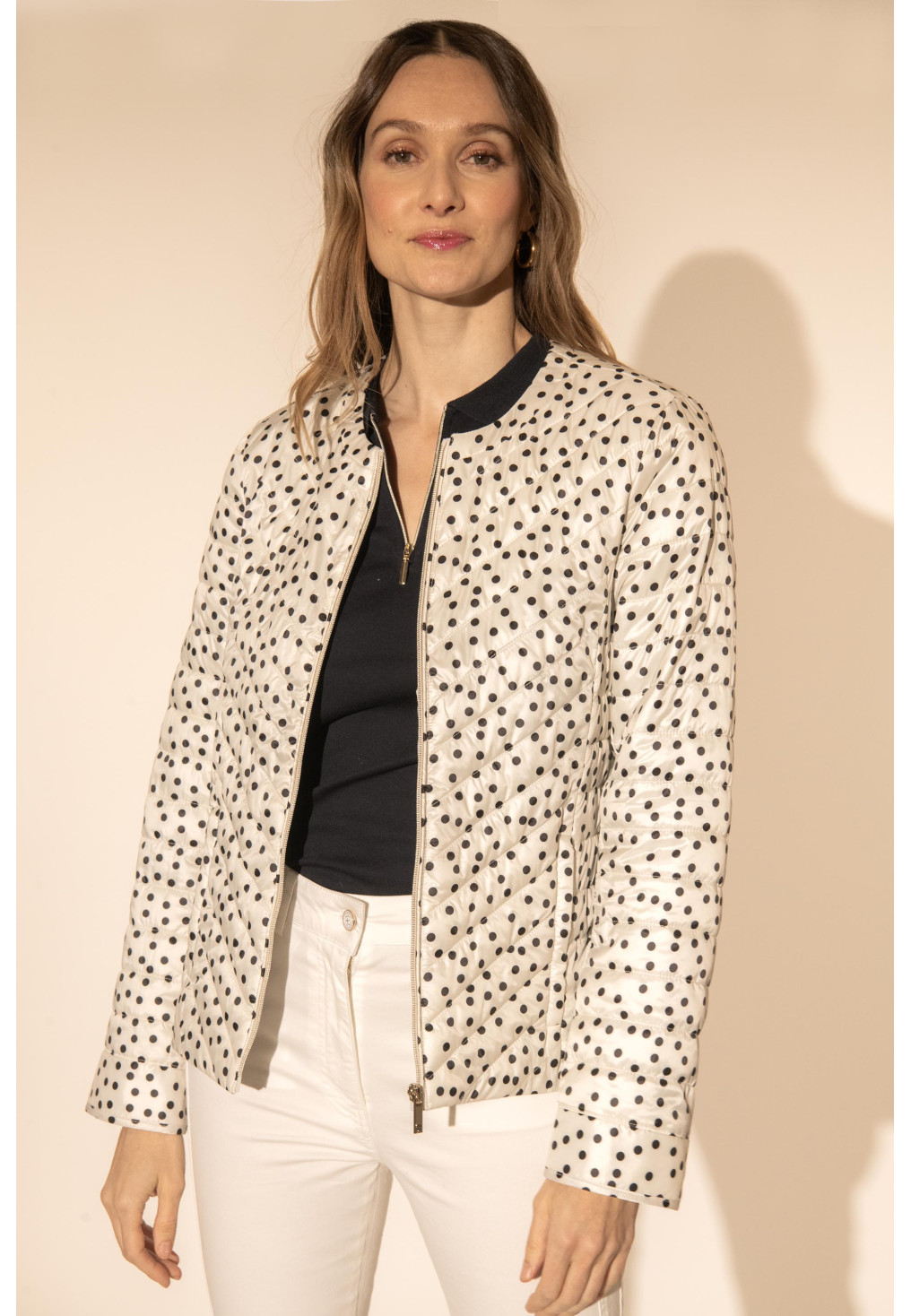 DOUDOUNE - NOIR/OFF WHITE - GYTHIO - Un Jour Ailleurs