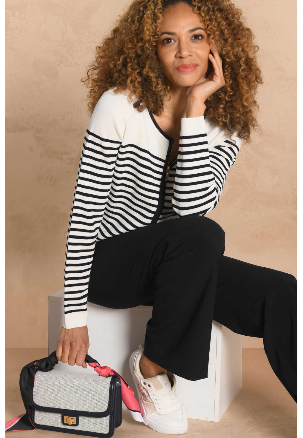 GILET - OFF WHITE/NIGHT - GADGET - Un Jour Ailleurs