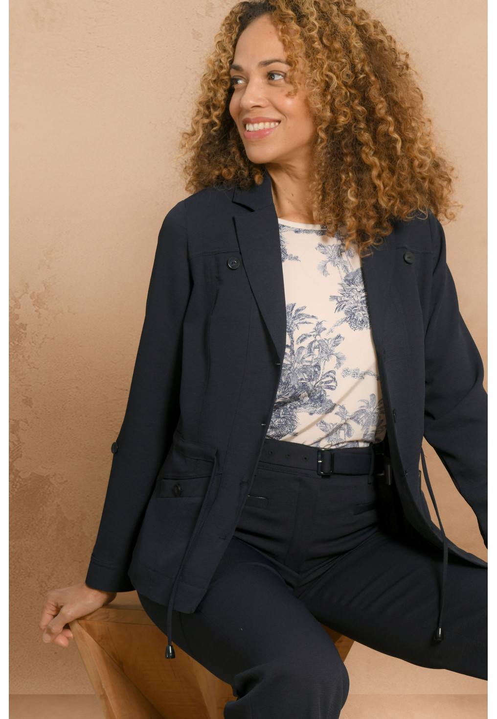 VESTE - NAVY - GOHAN - Un Jour Ailleurs