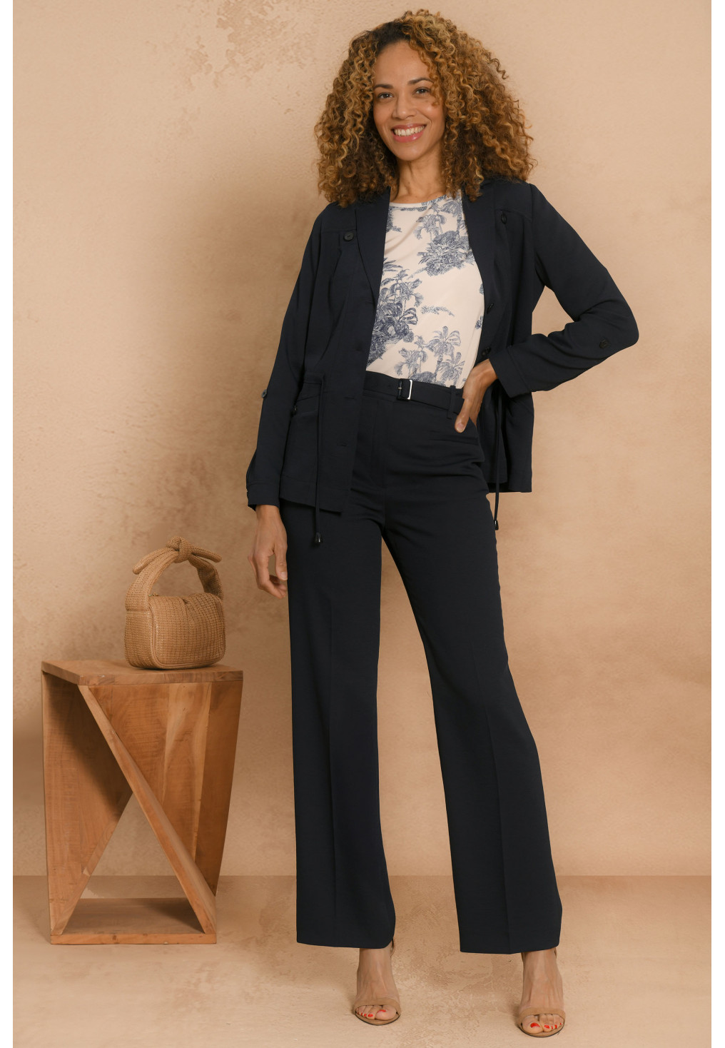 PANTALON - NAVY - GOHAN - Un Jour Ailleurs