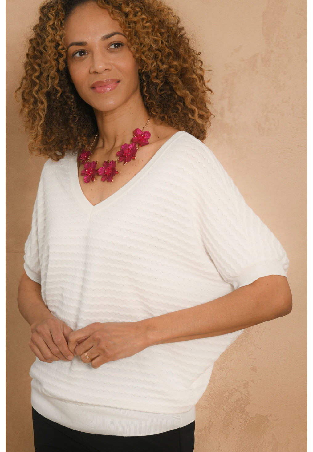 PULL - OFF WHITE - GECKO - Un Jour Ailleurs