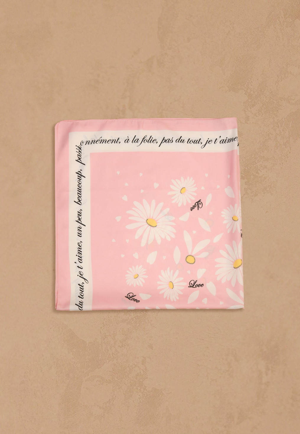 FOULARD CARRÉ - PINK - GALYLO - Un Jour Ailleurs