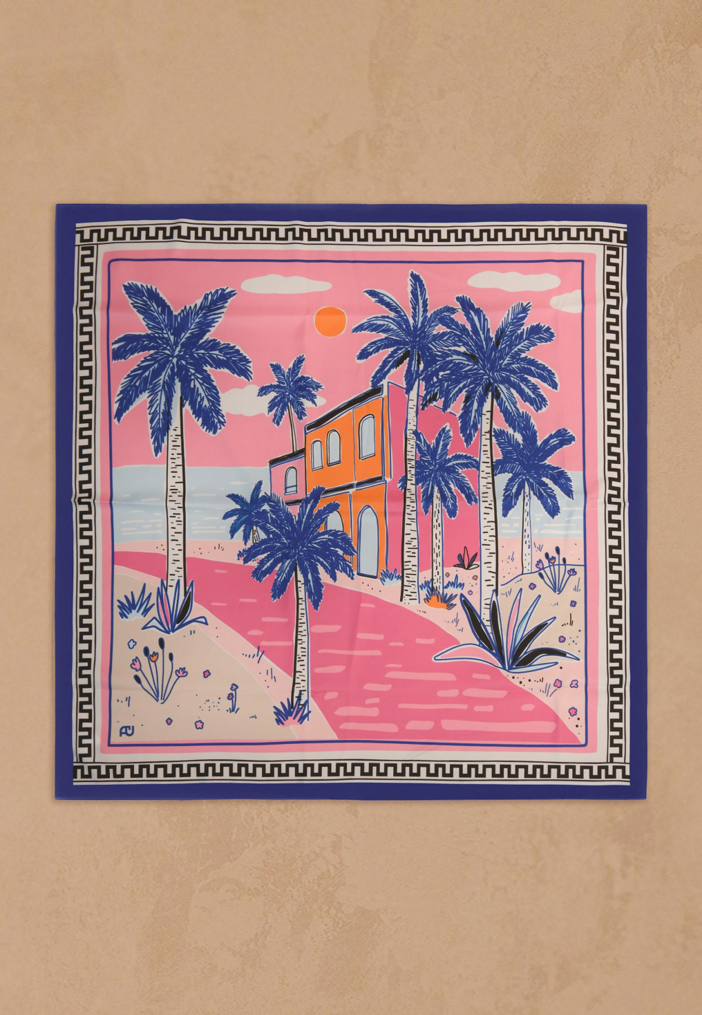 FOULARD CARRÉ - ROYAL - GAMALFI - Un Jour Ailleurs