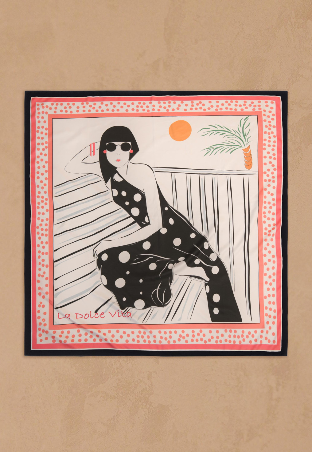 FOULARD CARRÉ - OW - GUADALUPE - Un Jour Ailleurs