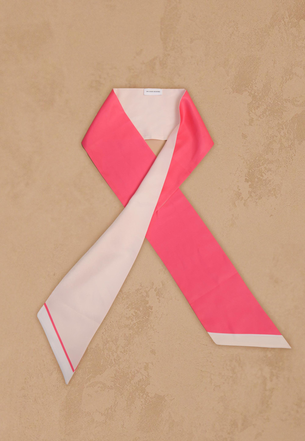 FOULARD CRAVATE - CAPUCINE/LOTUS - GAVOTE - Un Jour Ailleurs