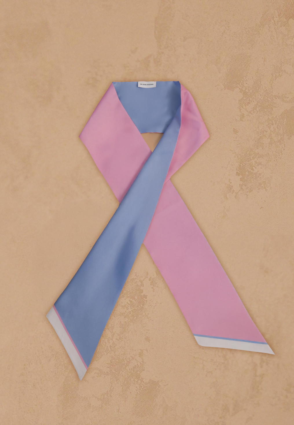 FOULARD CRAVATE - AZALÉE/AUSTRAL - GAVOTE - Un Jour Ailleurs