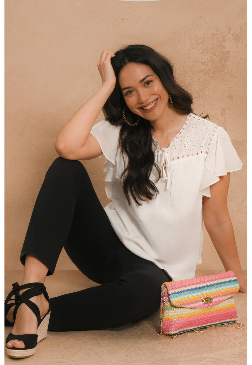 TOP - OFF WHITE - GEENA - Un Jour Ailleurs