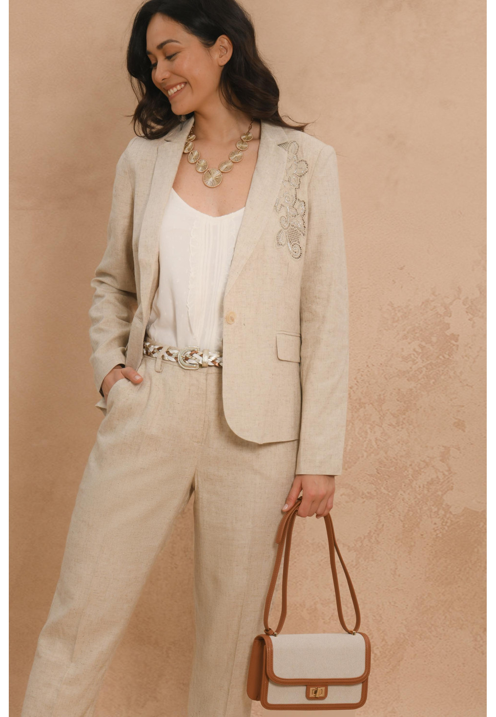 VESTE - SABLE - GLORY - Un Jour Ailleurs