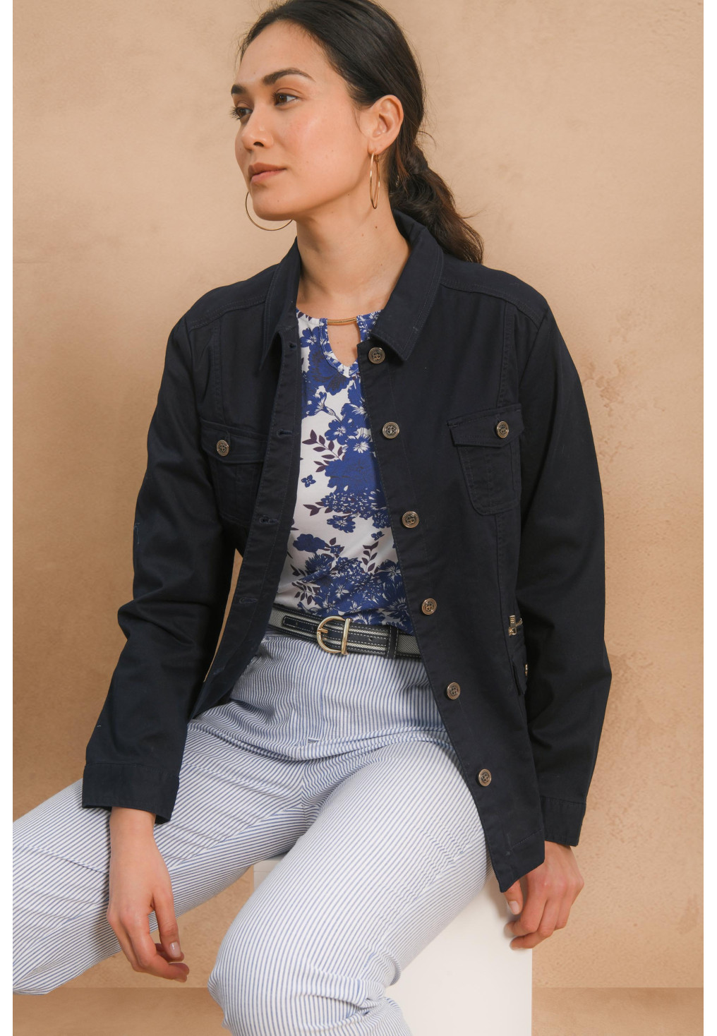 VESTE - MARINE - DENIS - Un Jour Ailleurs