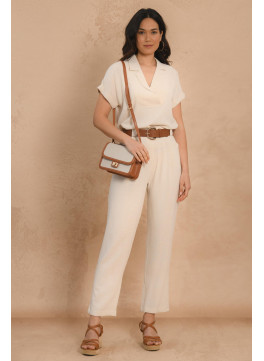 PANTALON - SABLE - GALILEO - Un Jour Ailleurs