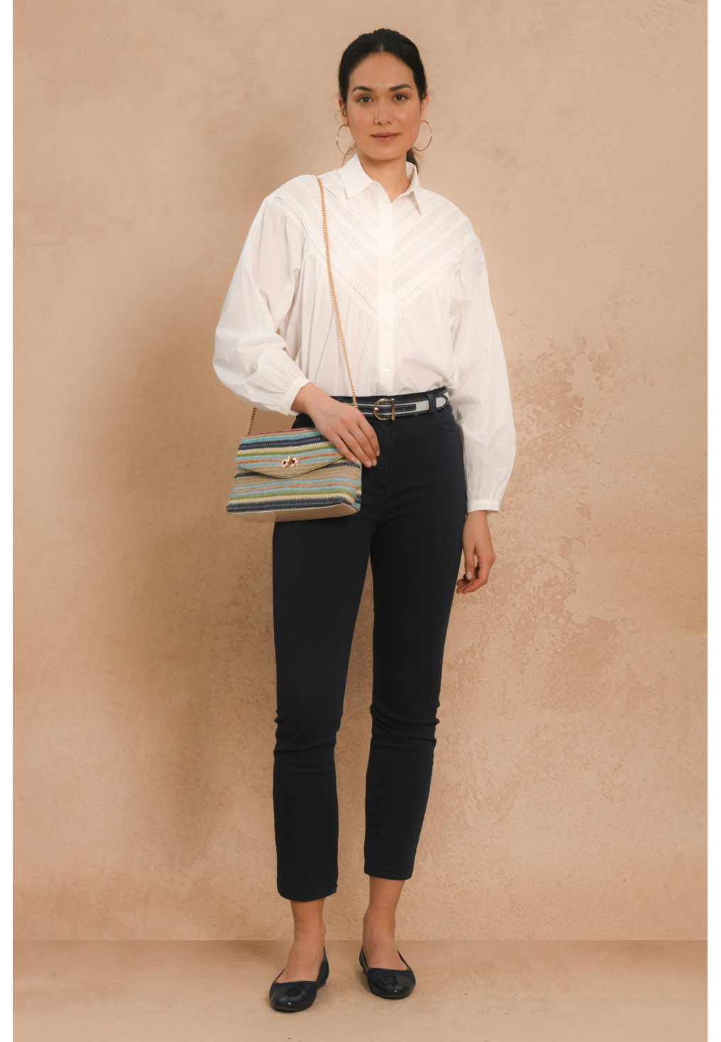 PANTALON 7/8E - MARINE - GAKAYA - Un Jour Ailleurs