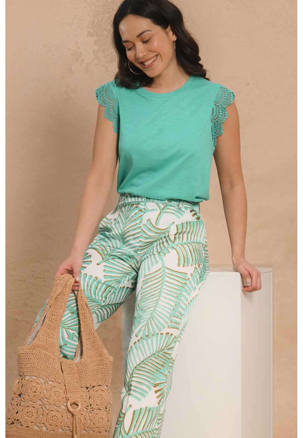 T-SHIRT - MENTHE - GELISHA - Un Jour Ailleurs