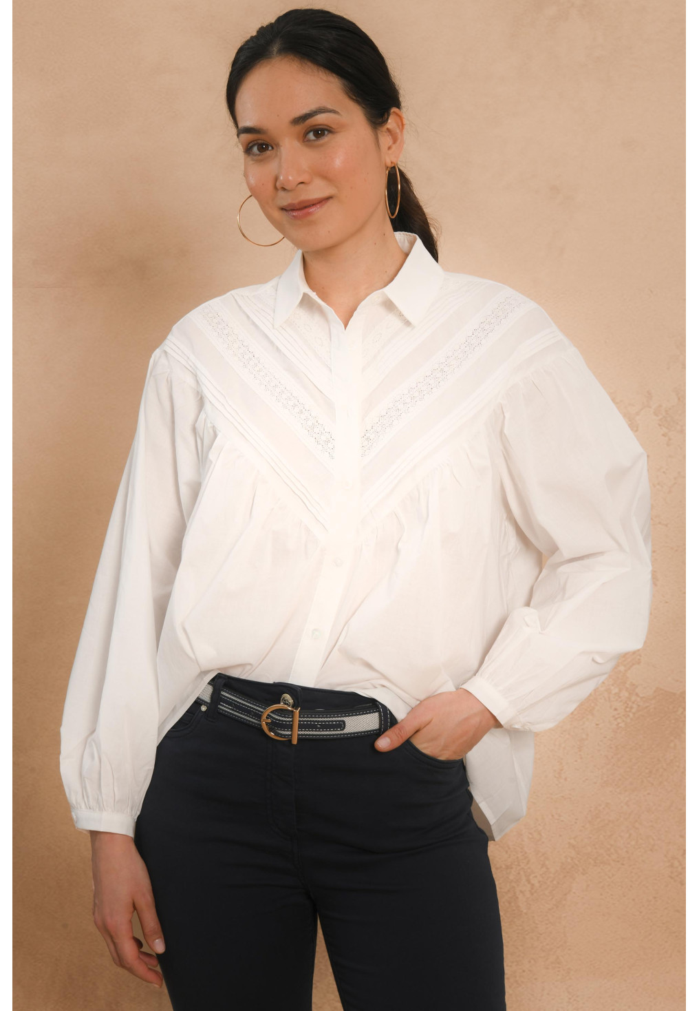 CHEMISE - OFF WHITE - GRIOTTO - Un Jour Ailleurs