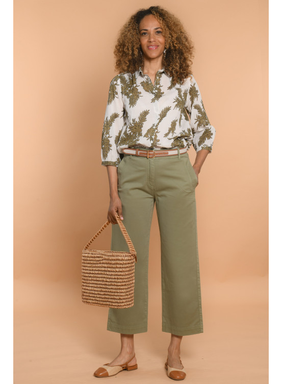 CHEMISE - KAKI - DOMONT - Un Jour Ailleurs