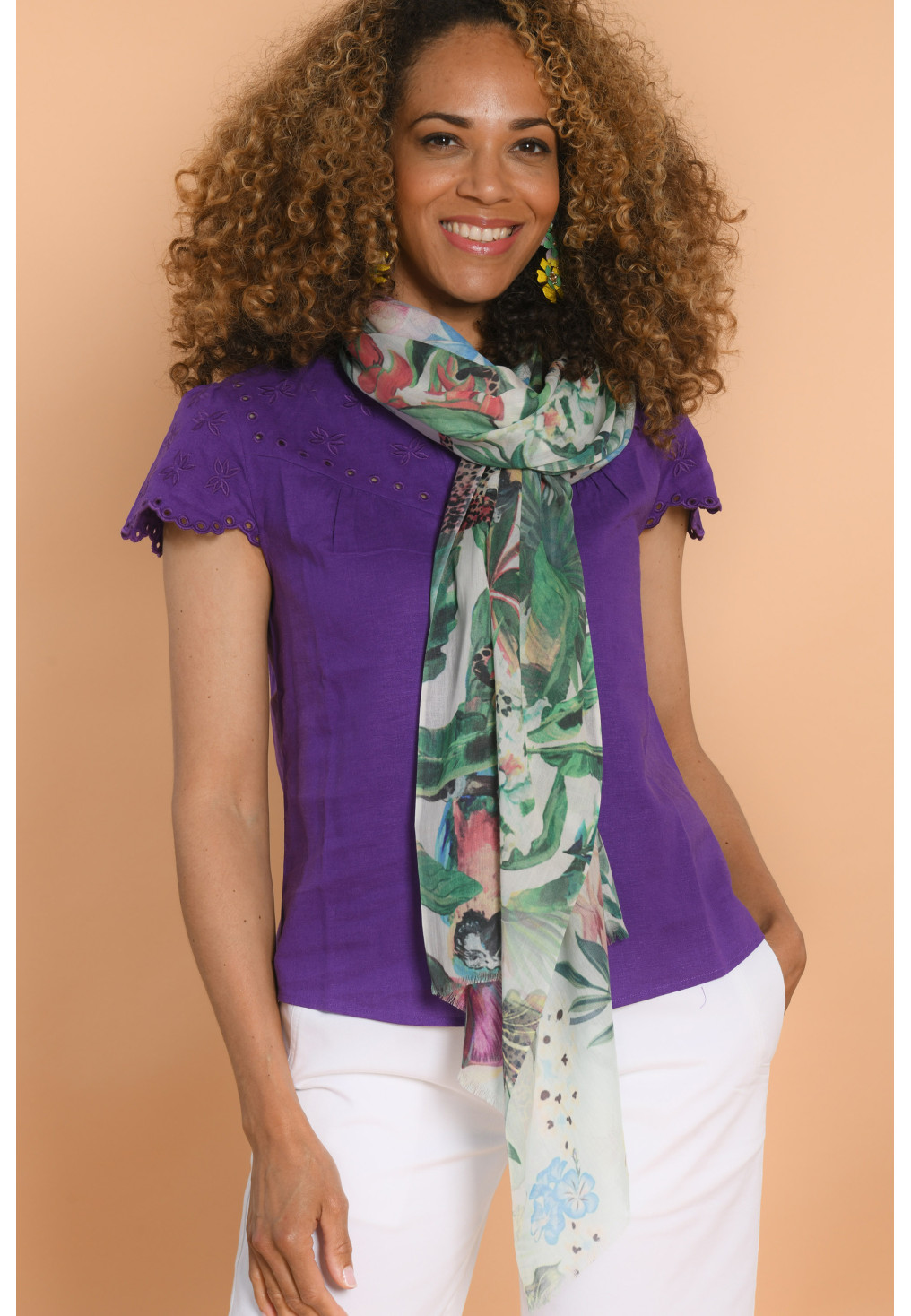 TOP - VIOLET - GAMBA