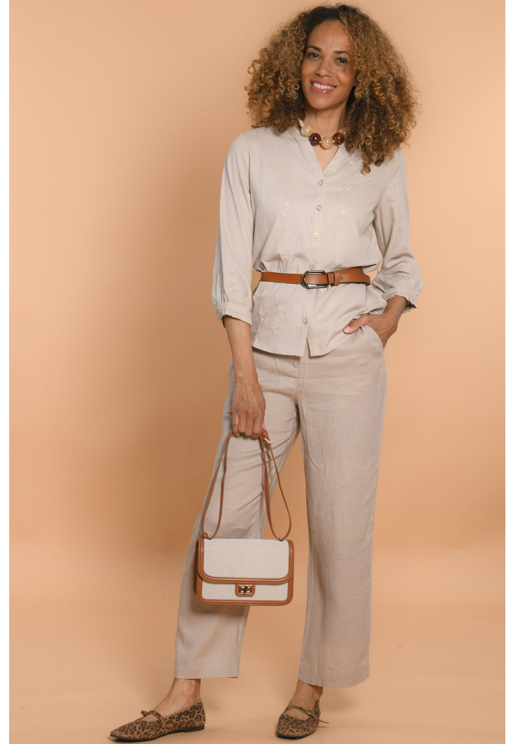 CHEMISE - BLANC/NAVY - GIRAUT