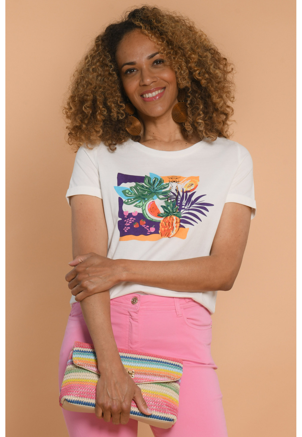 T-SHIRT - OFF WHITE - GLUCOSE - Un Jour Ailleurs