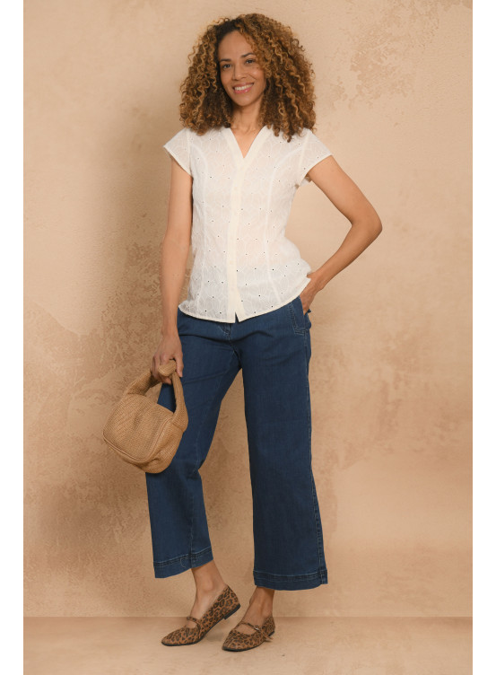 CHEMISE - BLANC - DEMONIE - Un Jour Ailleurs