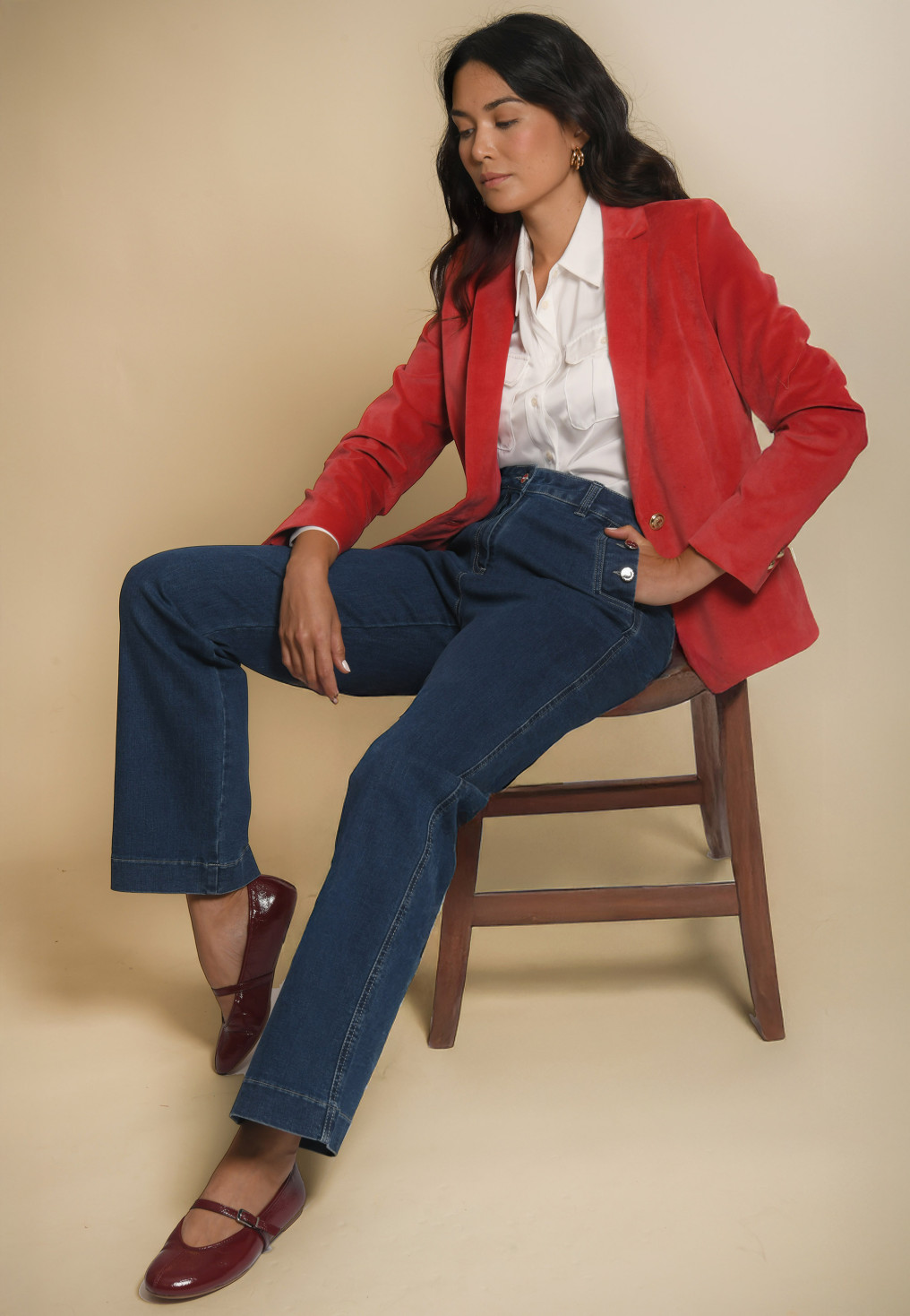 VESTE - FELESTINA - CORAIL - Un Jour Ailleurs