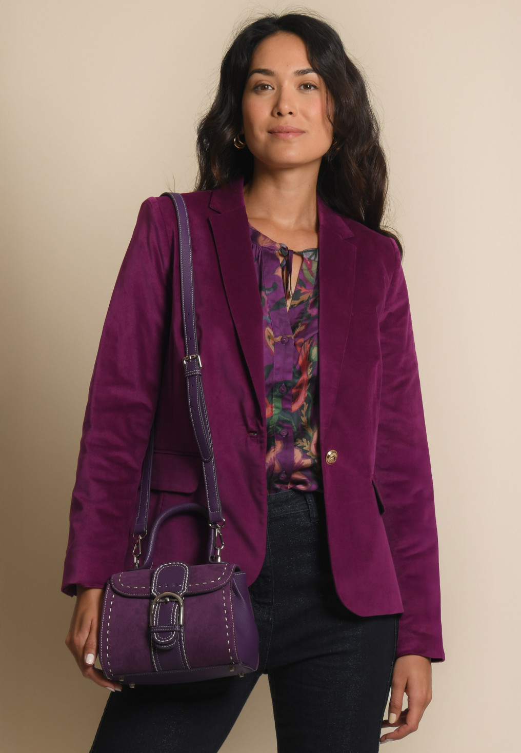 VESTE - FELESTINA - MAGENTA - Un Jour Ailleurs