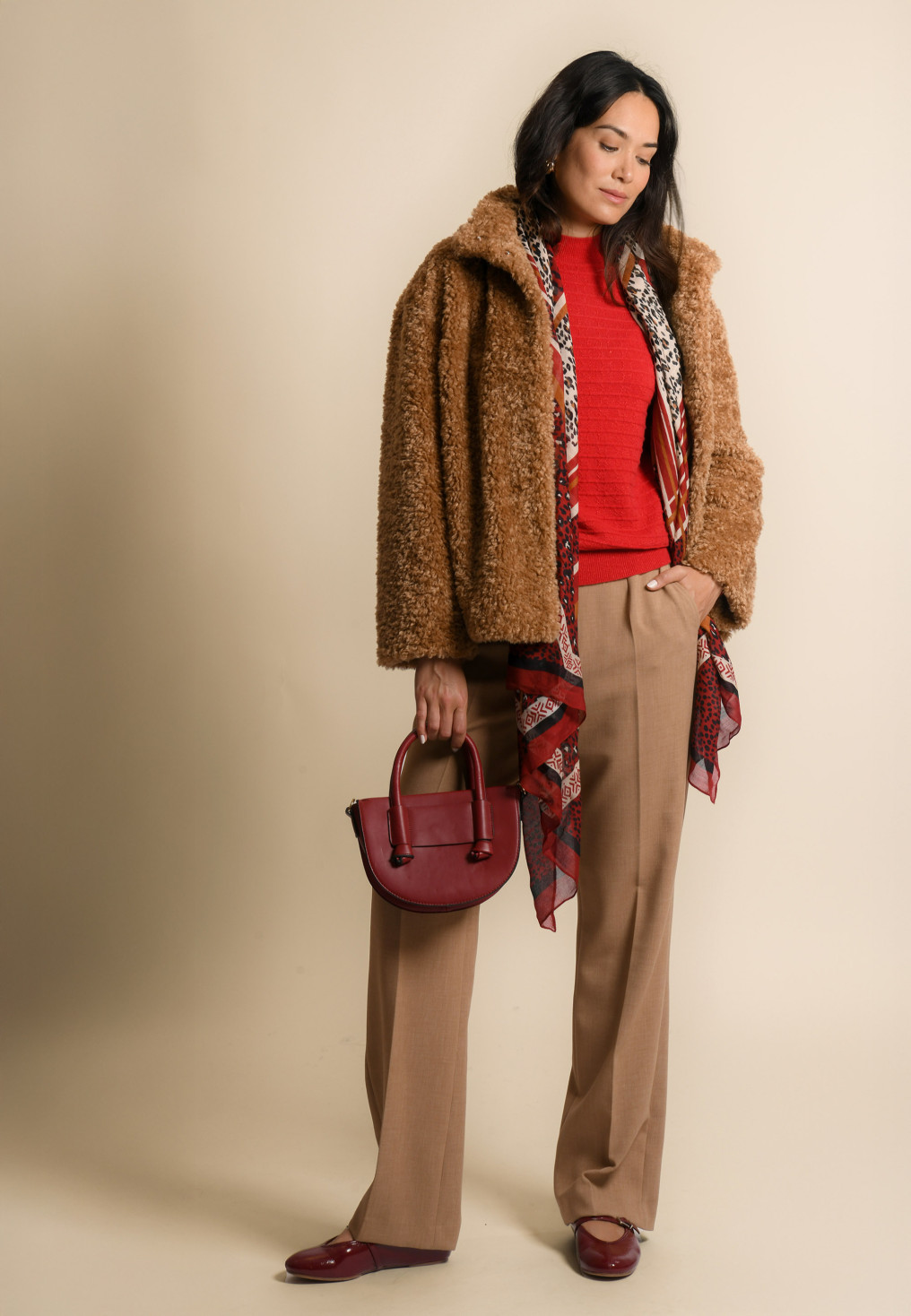 MANTEAU - JUJU - NOISETTE