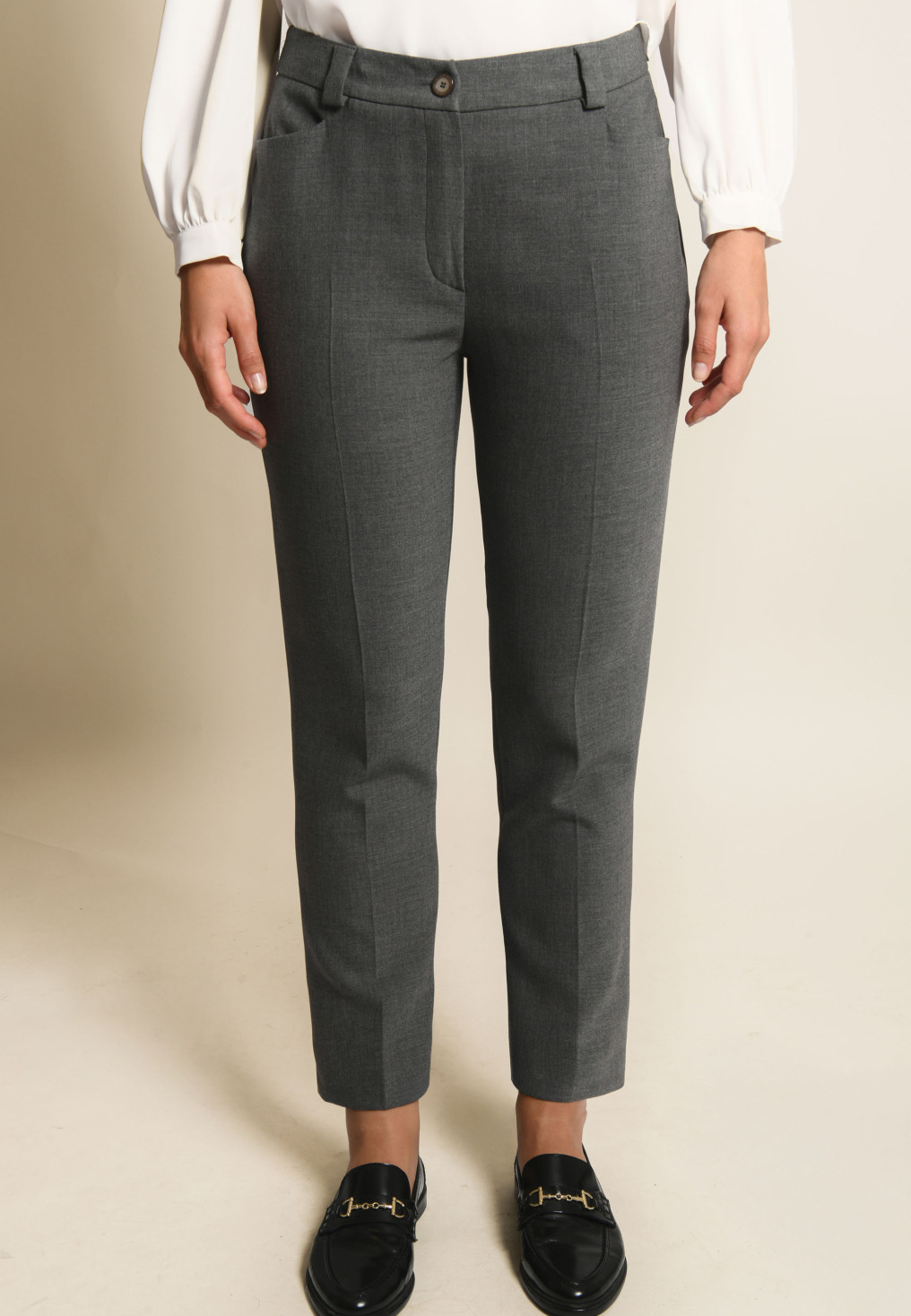 PANTALON 7/8 EME - JUNAY - GRIS