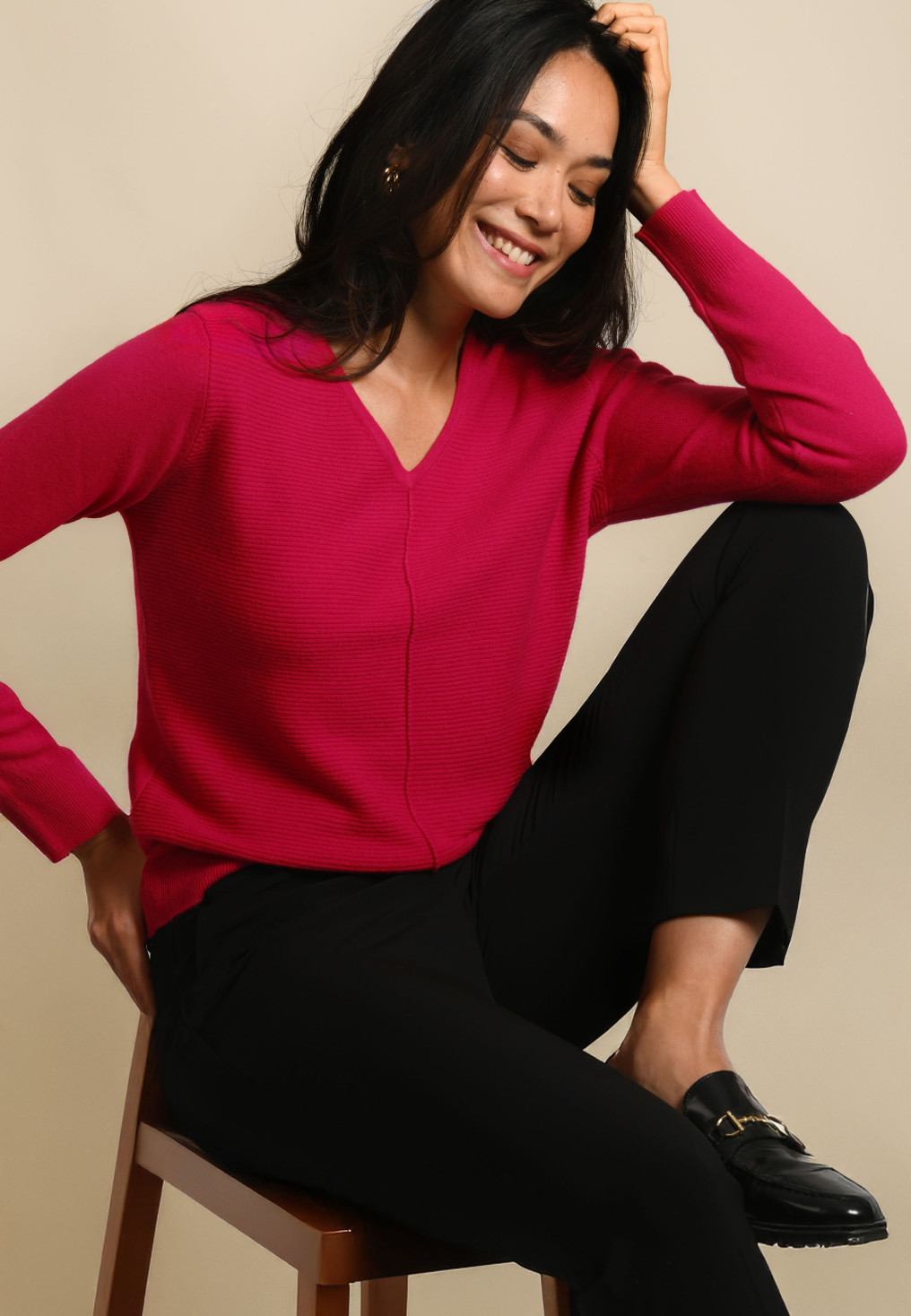 PULL - JALIE - FRAISE - Un Jour Ailleurs