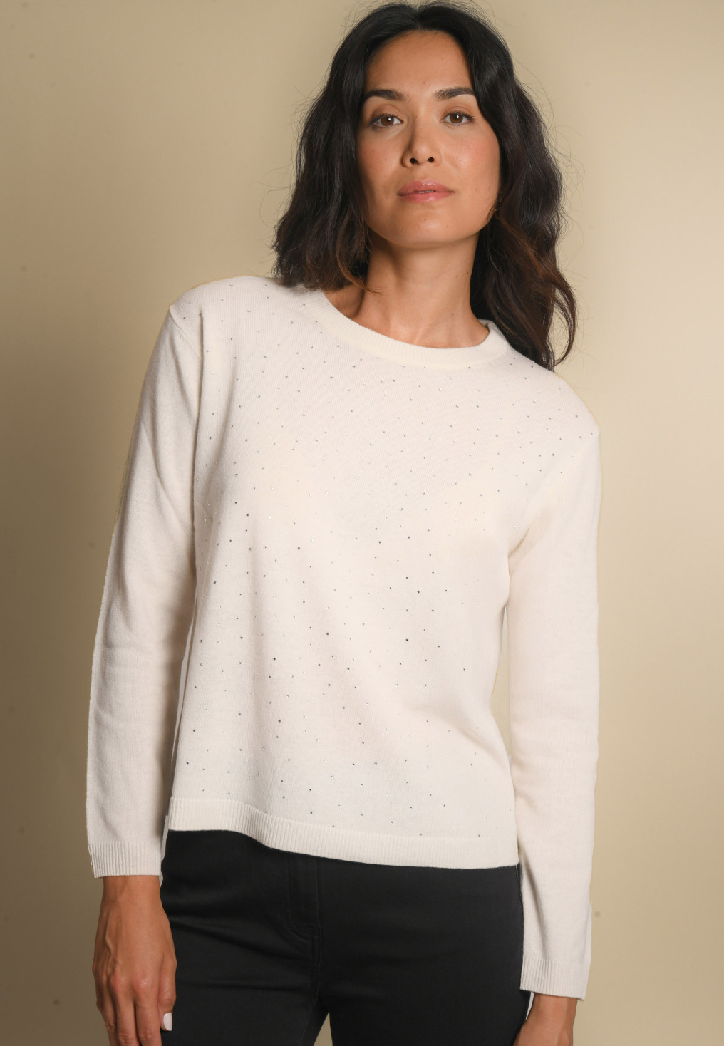 PULL 100% LAINE - JAMIE - OFF WHITE - Un Jour Ailleurs