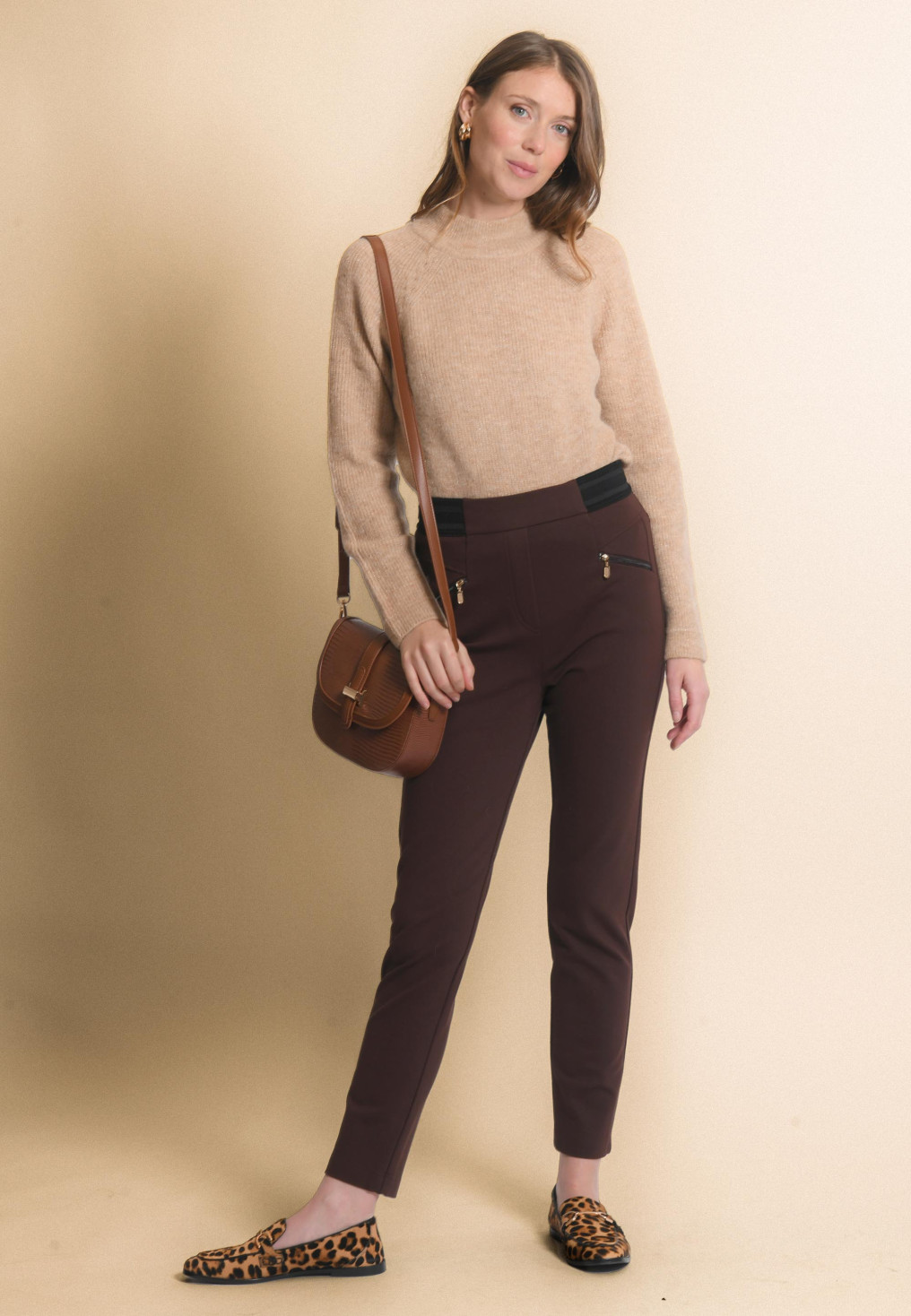 PANTALON - JUMANY - CHOCO - Un Jour Ailleurs