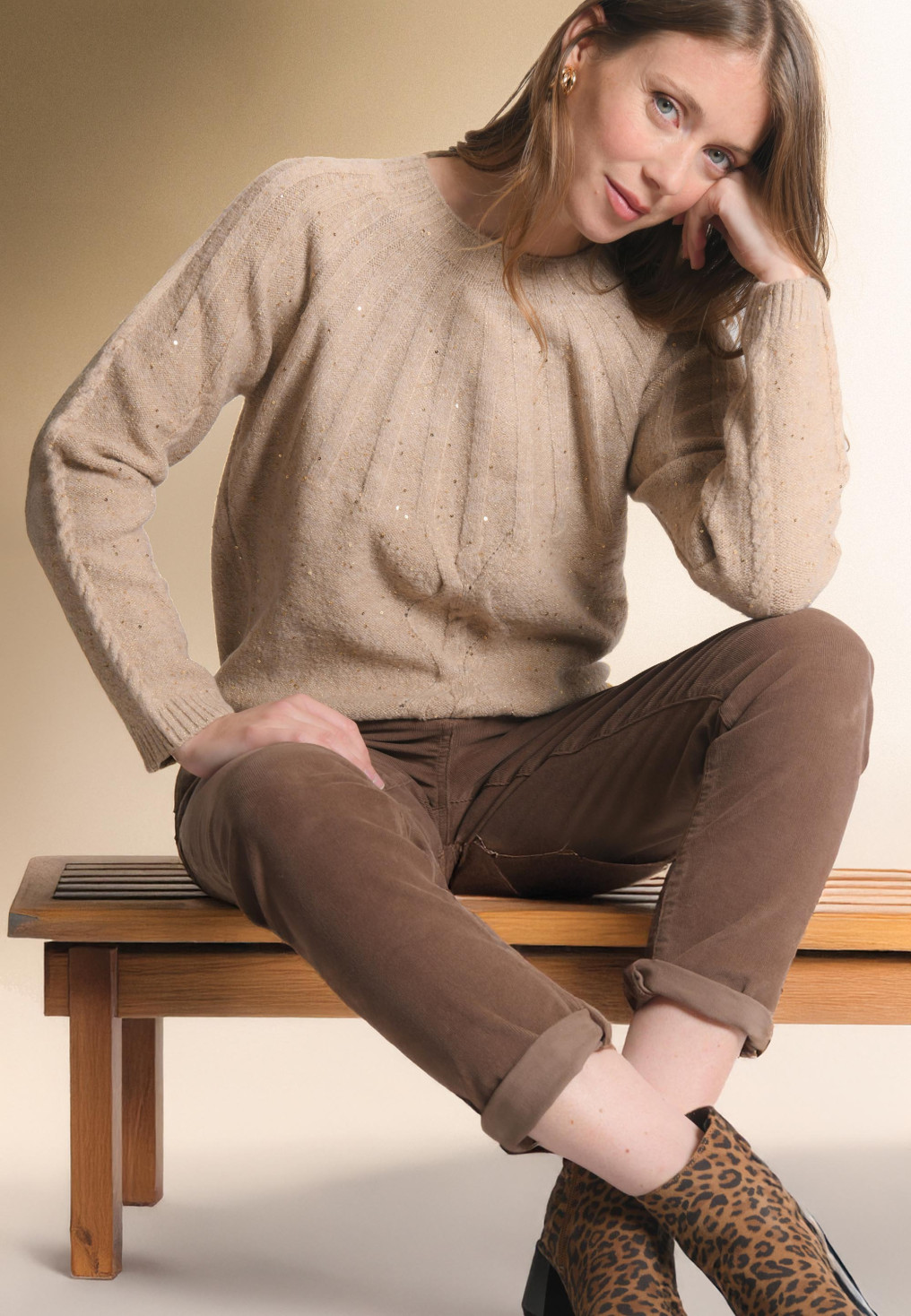 PULL - JANIA - SABLE GOLD - Un Jour Ailleurs