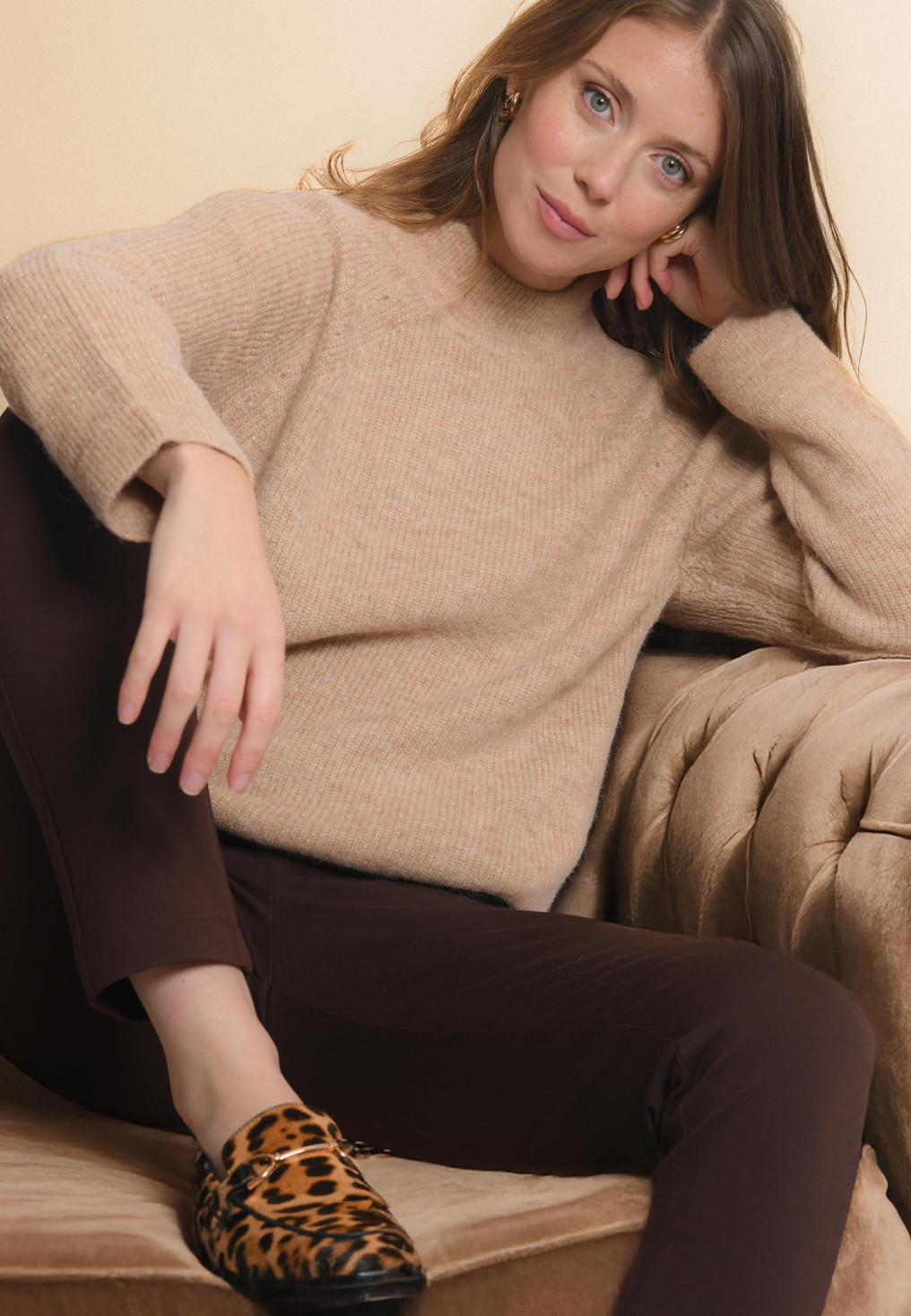 PULL - JENA - BEIGE CHINE - Un Jour Ailleurs