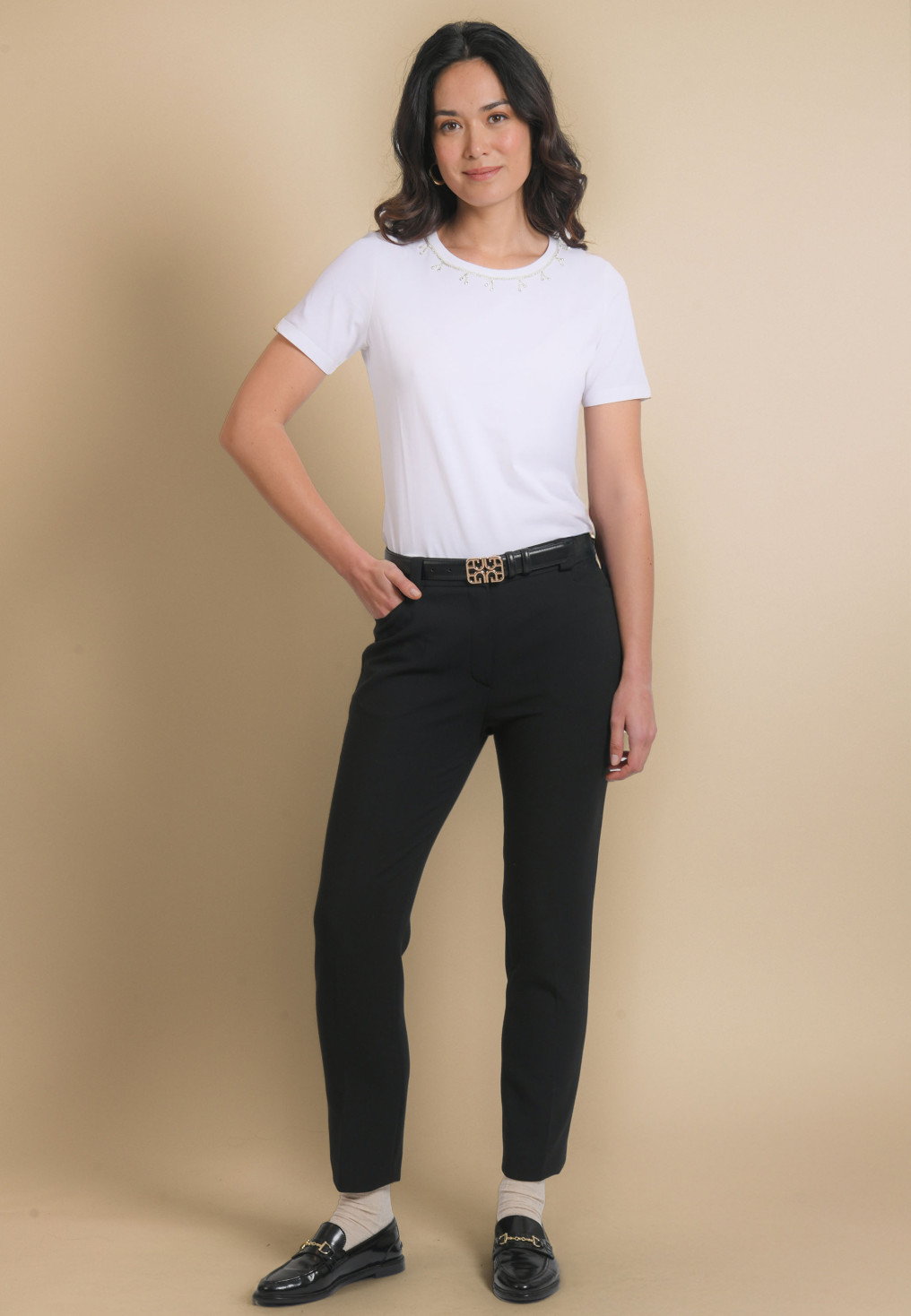PANTALON 7/8 EME - JUNAY - NOIR