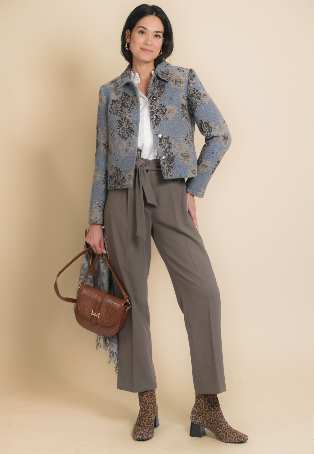 PANTALON - JISA - TAUPE - Un Jour Ailleurs