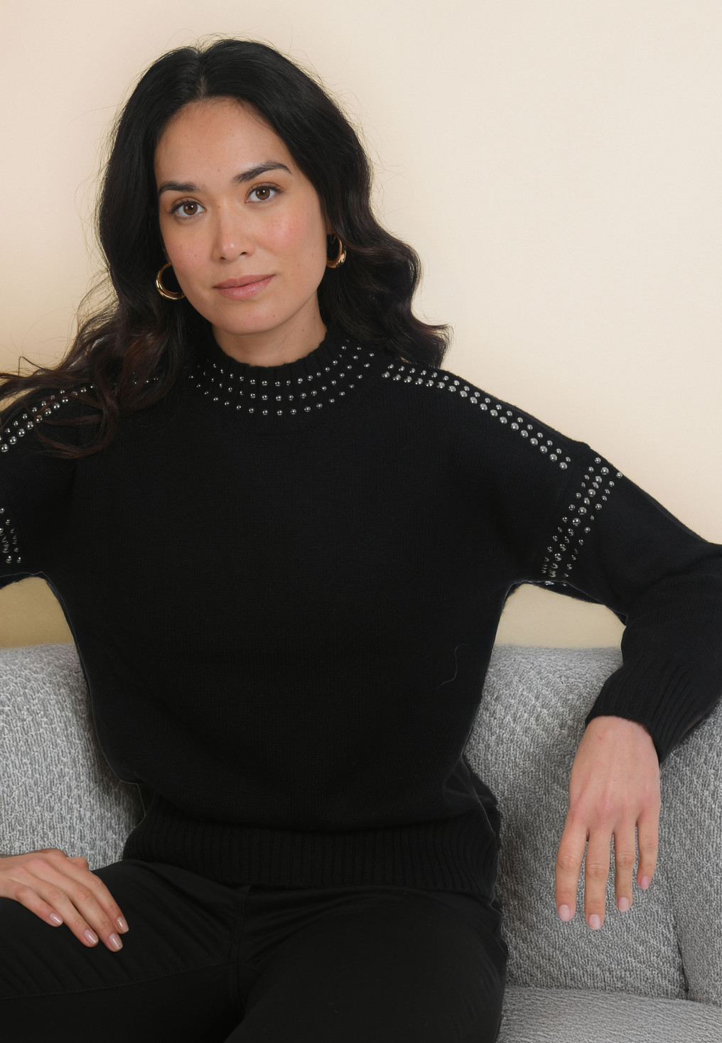 PULL - JUMPER - NOIR - Un Jour Ailleurs
