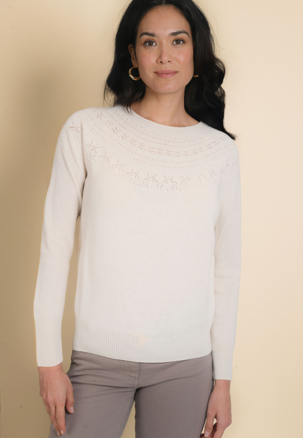 PULL 100% LAINE - JOINVILLE - OFF WHITE - Un Jour Ailleurs
