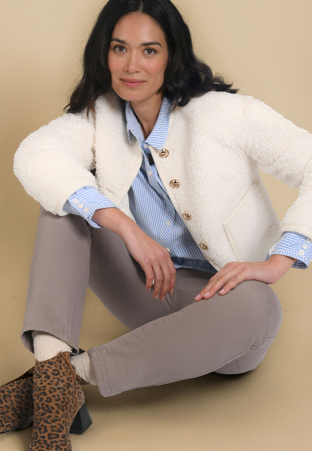 VESTE - JUNON - OFF WHITE - Un Jour Ailleurs