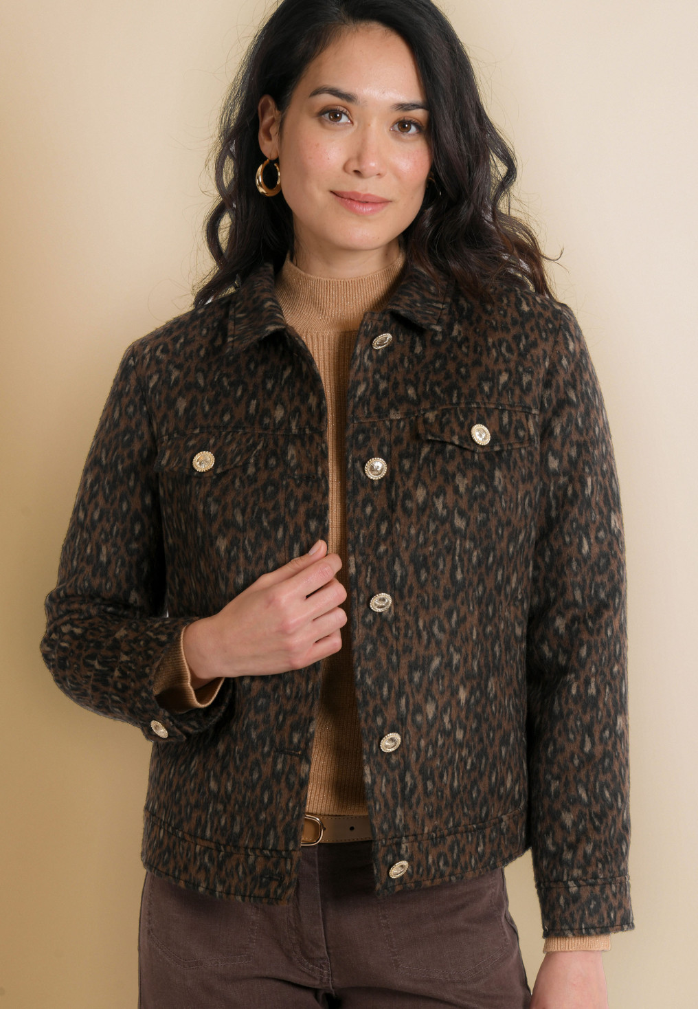 VESTE - JUNY - NOISETTE - Un Jour Ailleurs