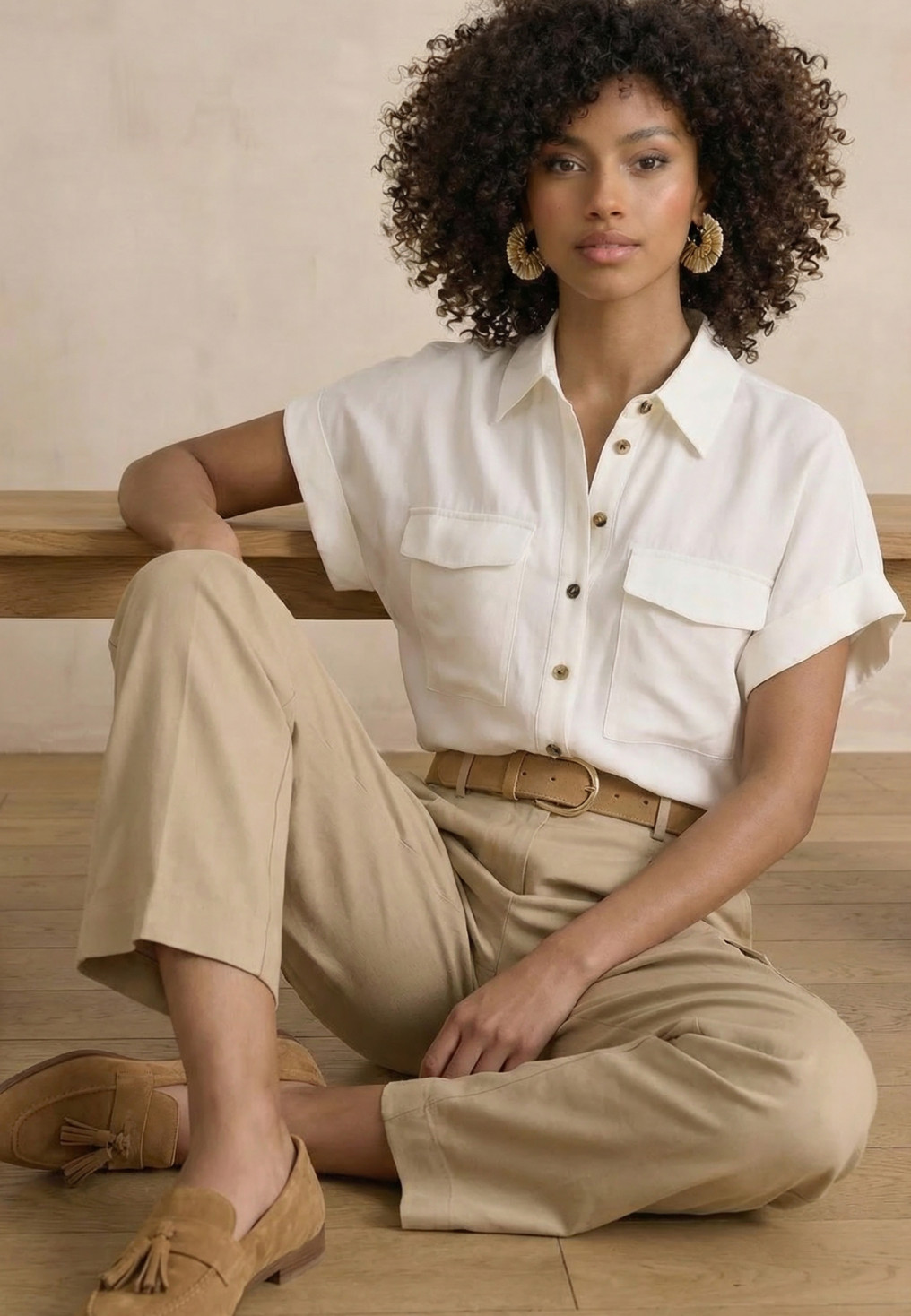 CHEMISE - LUDO - OFF WHITE - Un Jour Ailleurs