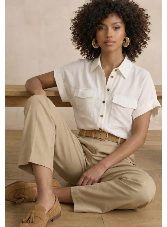 CHEMISE - LUDO - OFF WHITE - Un Jour Ailleurs